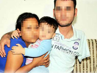 Eşinin gözü önünde tecavüz ettiler