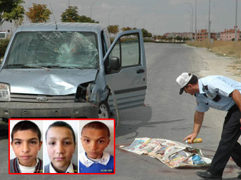 Kamyonetin çarptığı 3 çocuk öldü