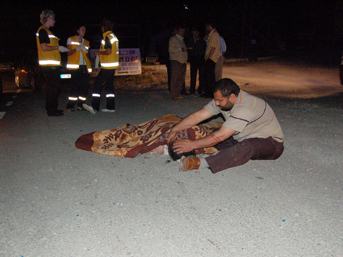 Kızı ve eşi g&ouml;zlerinin &ouml;n&uuml;nde &ouml;ld&uuml; 1