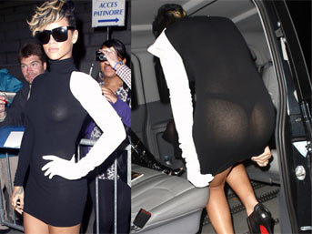 Rihanna'dan transparan şov