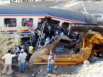 Bozüyük'te tren kazası